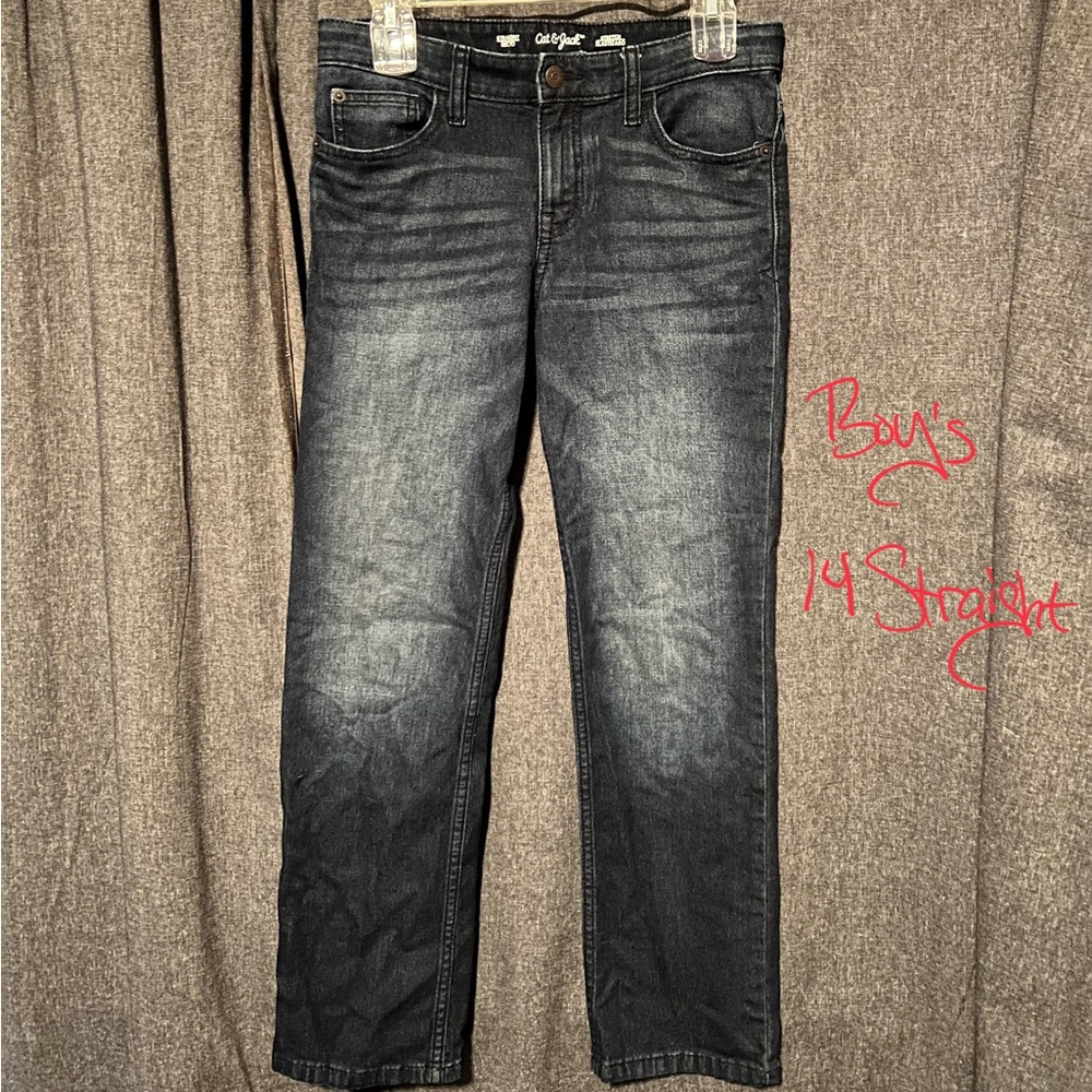 Cat & Jack jeans for boys size 14 straight